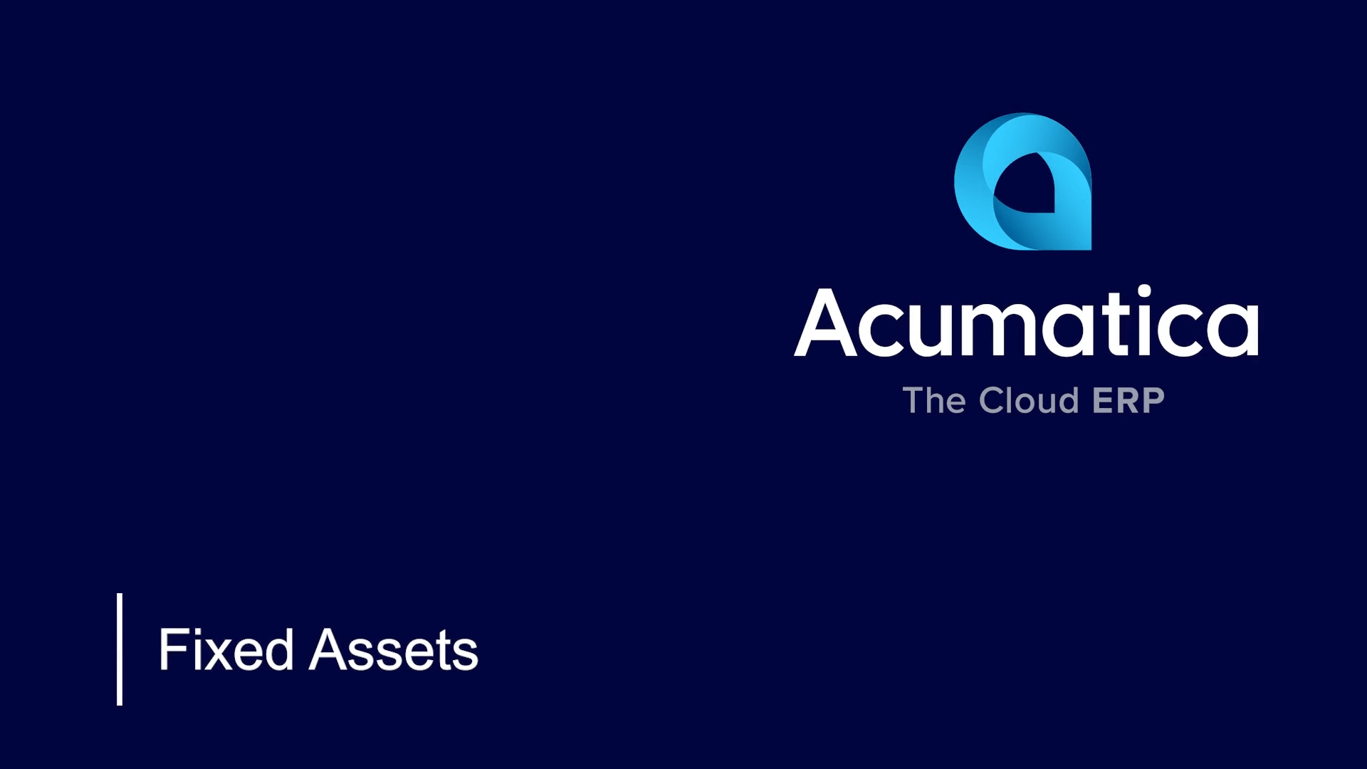 Streamline Fixed Asset Management with Acumatica
