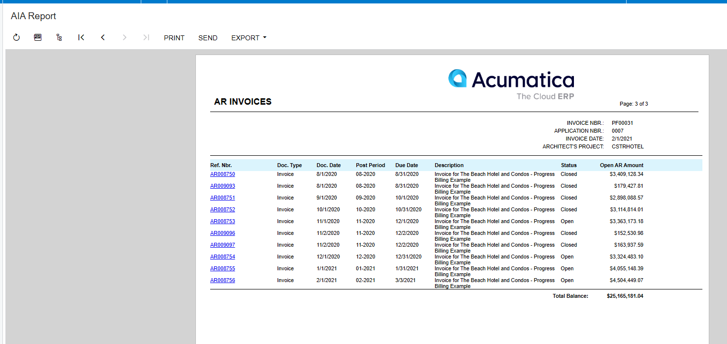 Simplifique la facturación de retenciones con informes AIA mejorados