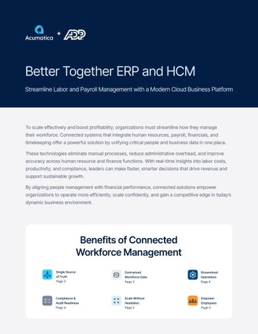 Streamline Workforce Management with Acumatica + ADP Integration