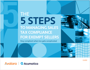 Streamline Tax-Exempt Sales with Avalara and Acumatica