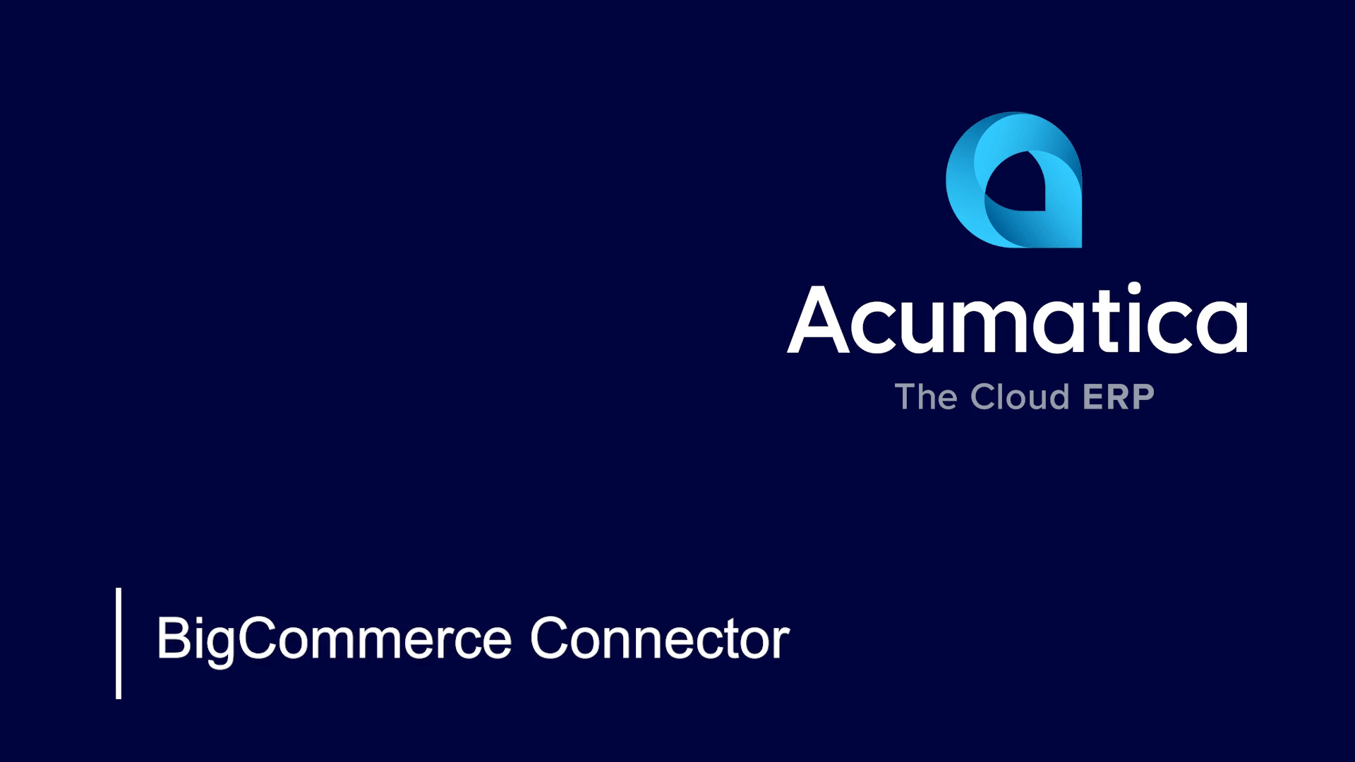 BigCommerce Connector 2025
