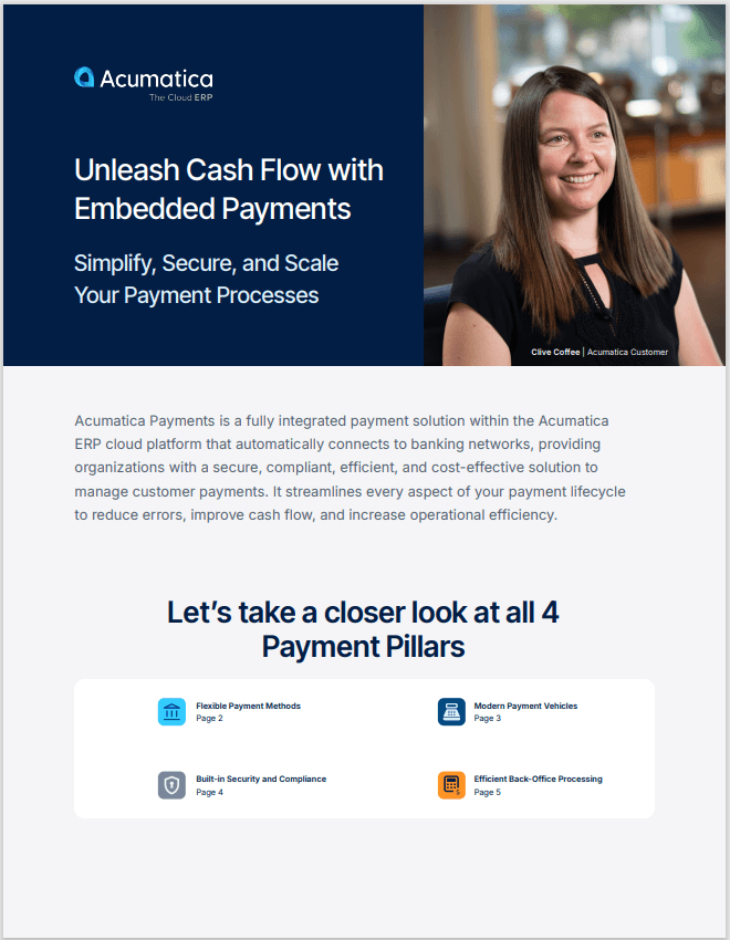 Unleash Cash Flow with Embedded Payments Brief