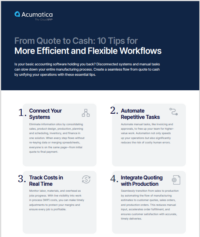 QuickBooks Migration Infographic for Manufacturing