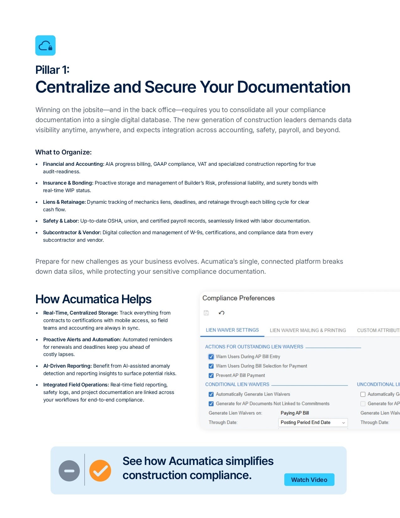 Une solution simple pour répondre aux besoins complexes et multiples en matière de conformité dans le secteur de la construction, page 1