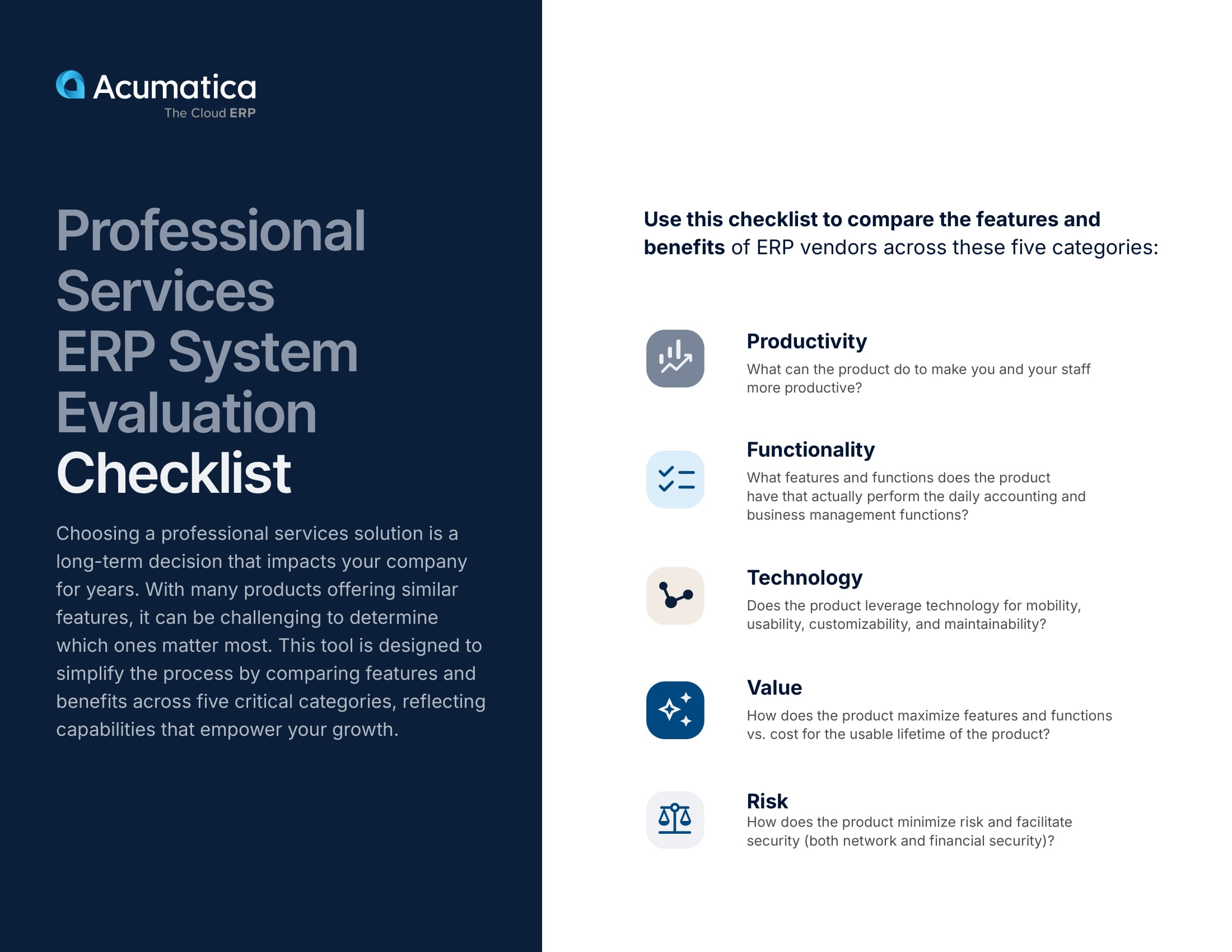 Evaluating Professional Services ERP Software with Our Checklist