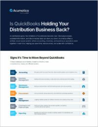 Is QuickBooks Holding Your Distribution Business Back?