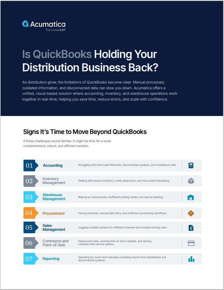 Is QuickBooks Holding Your Distribution Business Back?