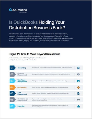 Is QuickBooks Holding Your Distribution Business Back?