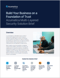 Acumatica's Multi-Layered Security Solution