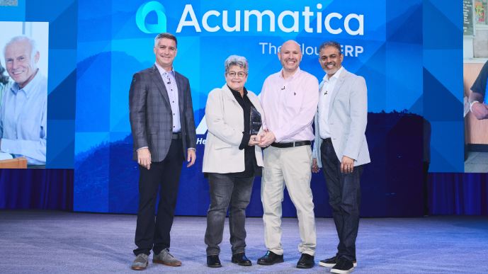 Anuncio de los ganadores del premio Acumatica Cloud ERP 2026