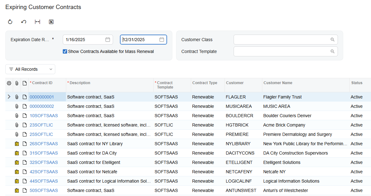 Capture d'écran de la planification des rendez-vous et des ressources