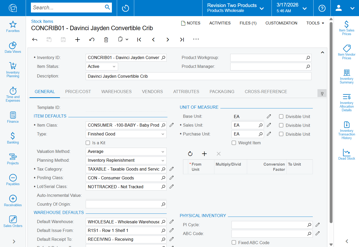 Software de gestión de inventarios