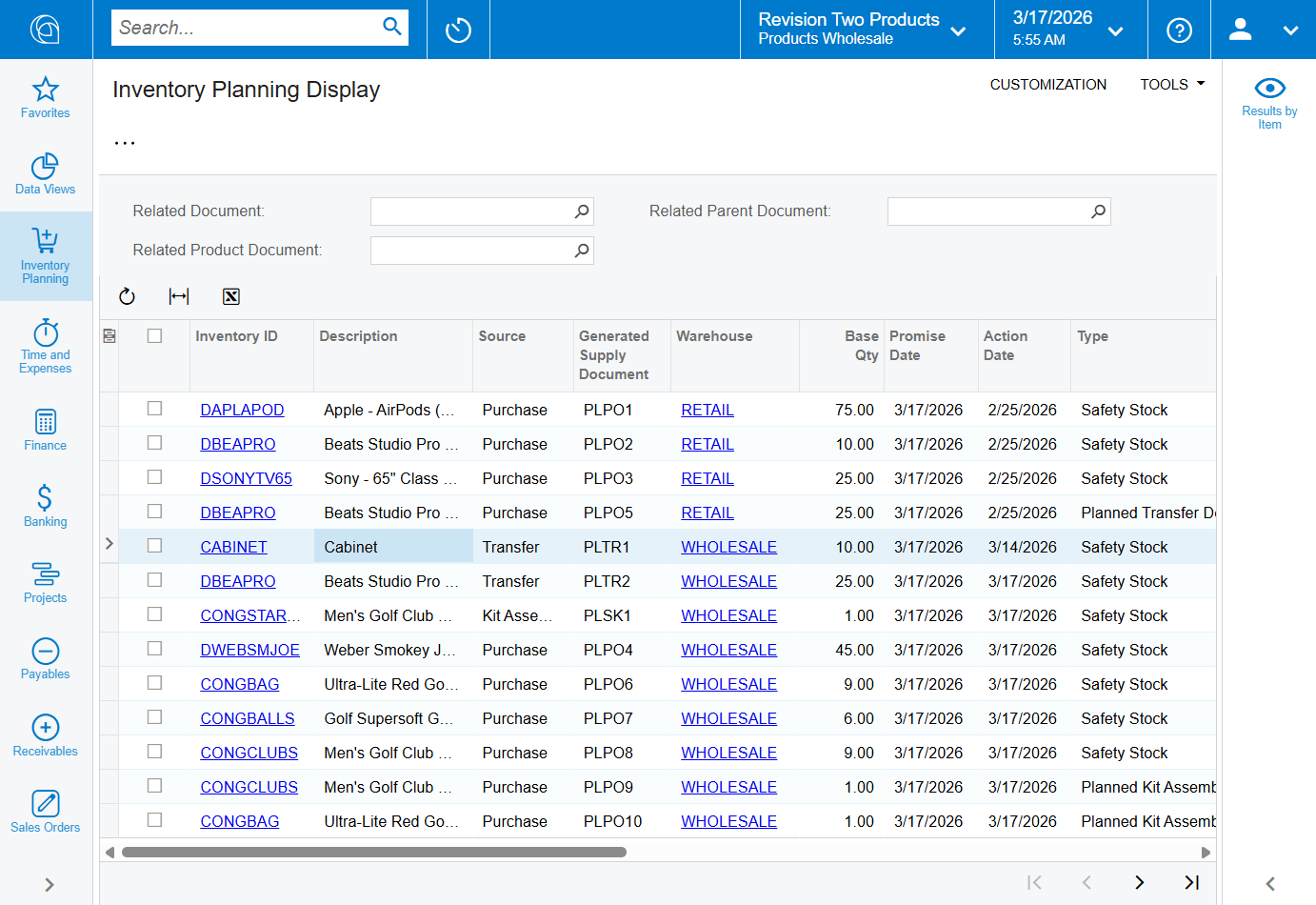 Optimización de la cadena de suministro