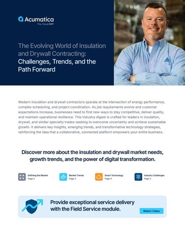 The Evolving World of Insulation and Drywall Contracting