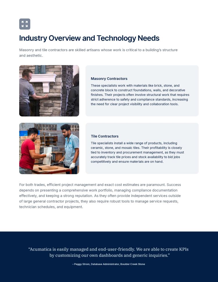 Build a Stronger Future: Insights and Innovations for Masonry and Tile Contractors, page 1