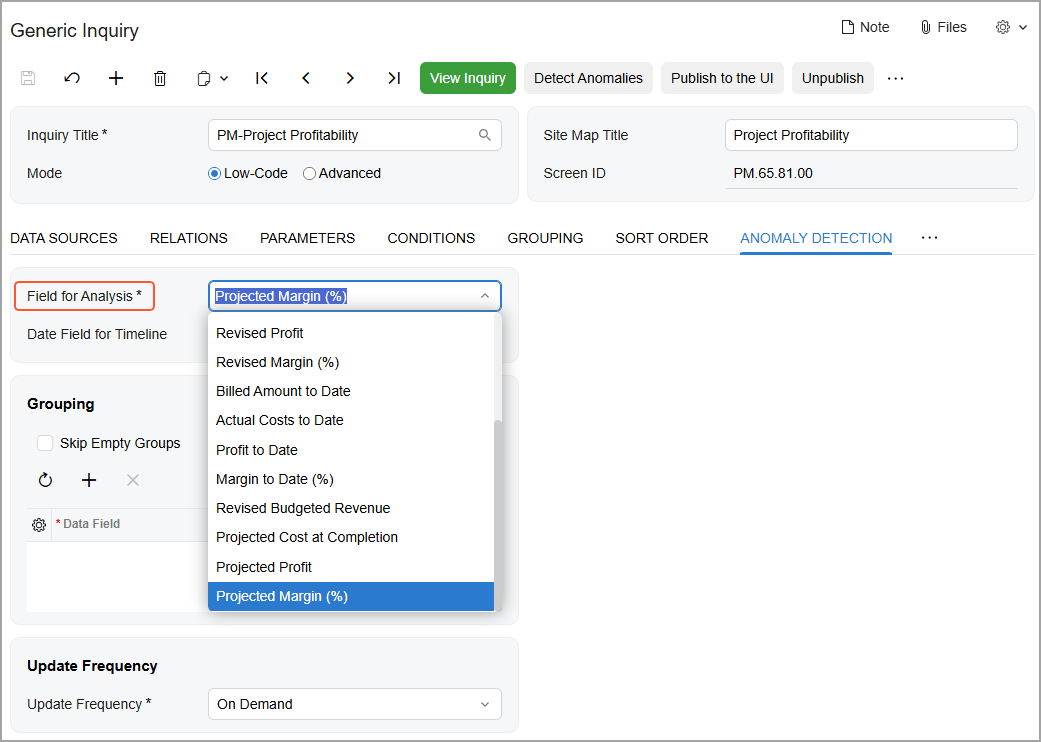 Detecta problemas en los datos con la detección de anomalías basada en IA
