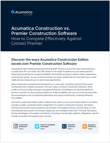 Build Your Future on a Smarter Construction Software Foundation