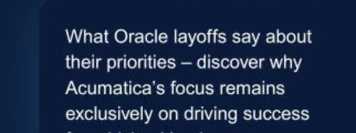 Oracle Layoffs and New Priorities Should Concern Small and Midsized Businesses