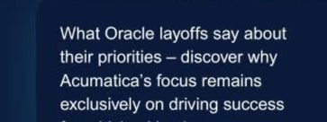 Oracle Layoffs and New Priorities Should Concern Small and Midsized Businesses