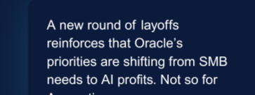 Why Another Round of Oracle Layoffs Should Concern Small and Midsized Businesses