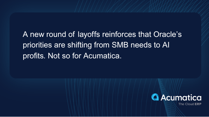 Why Another Round of Oracle Layoffs Should Concern Small and Midsized Businesses