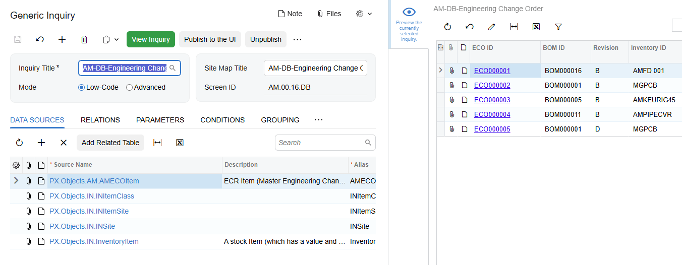 Screenshot of Manage by Exception