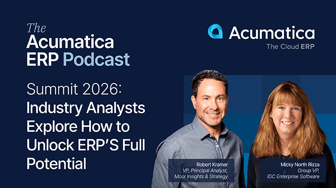 Resumen del podcast de la Cumbre de ERP de Acumatica: analistas del sector comparten sus ideas sobre cómo aprovechar todo el potencial del ERP