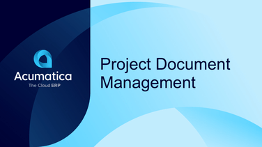 Project Document Management Video