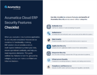 Liste de contrôle complète pour la sécurité des solutions ERP