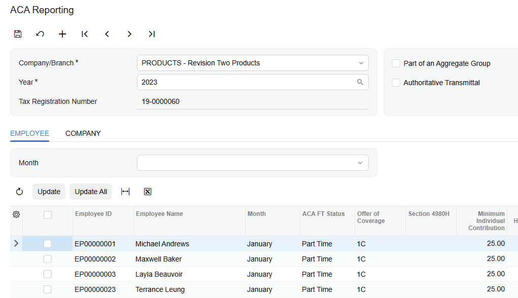 Conformité et reporting automatisés Capture d'écran de la solution de conformité et de reporting automatisés