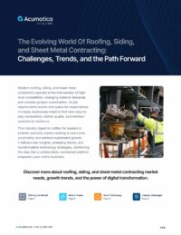 Smarter Growth for Roofing, Siding, and Sheet Metal Contractors