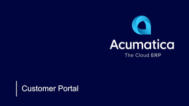 Customer Portal Video