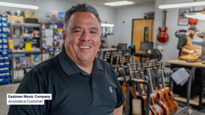Resumen del podcast de Acumatica ERP: Dando en el clavo con Eastman Music Company