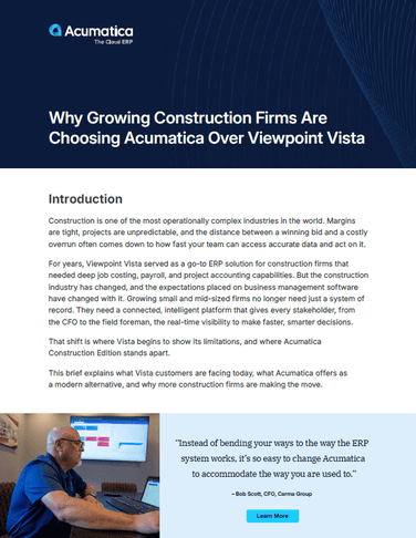 The Complete Guide to Migrating from Viewpoint Vista
