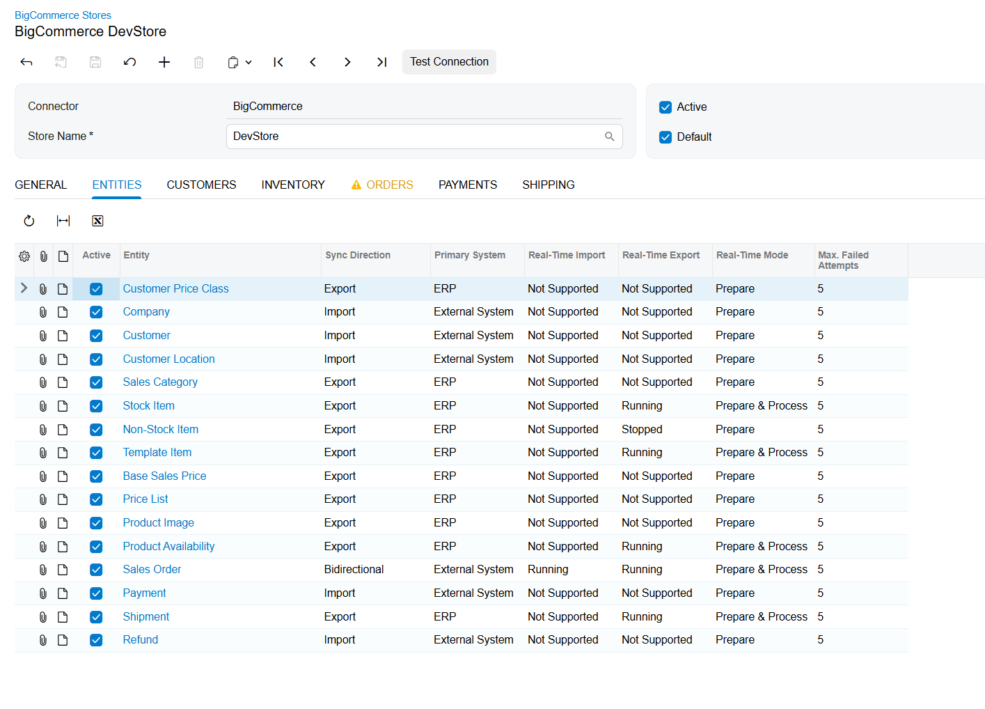 Screenshot of B2B Distribution