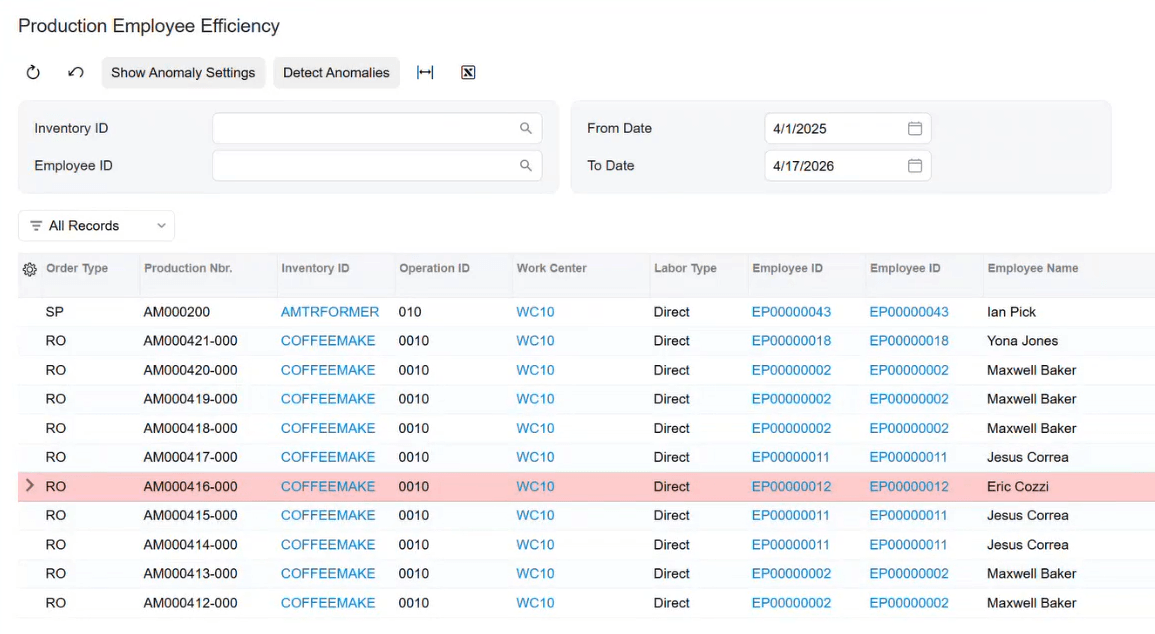Automated Monitoring and Alerts Screenshot of the Acumatica Screenshot of Automated Monitoring and Alerts