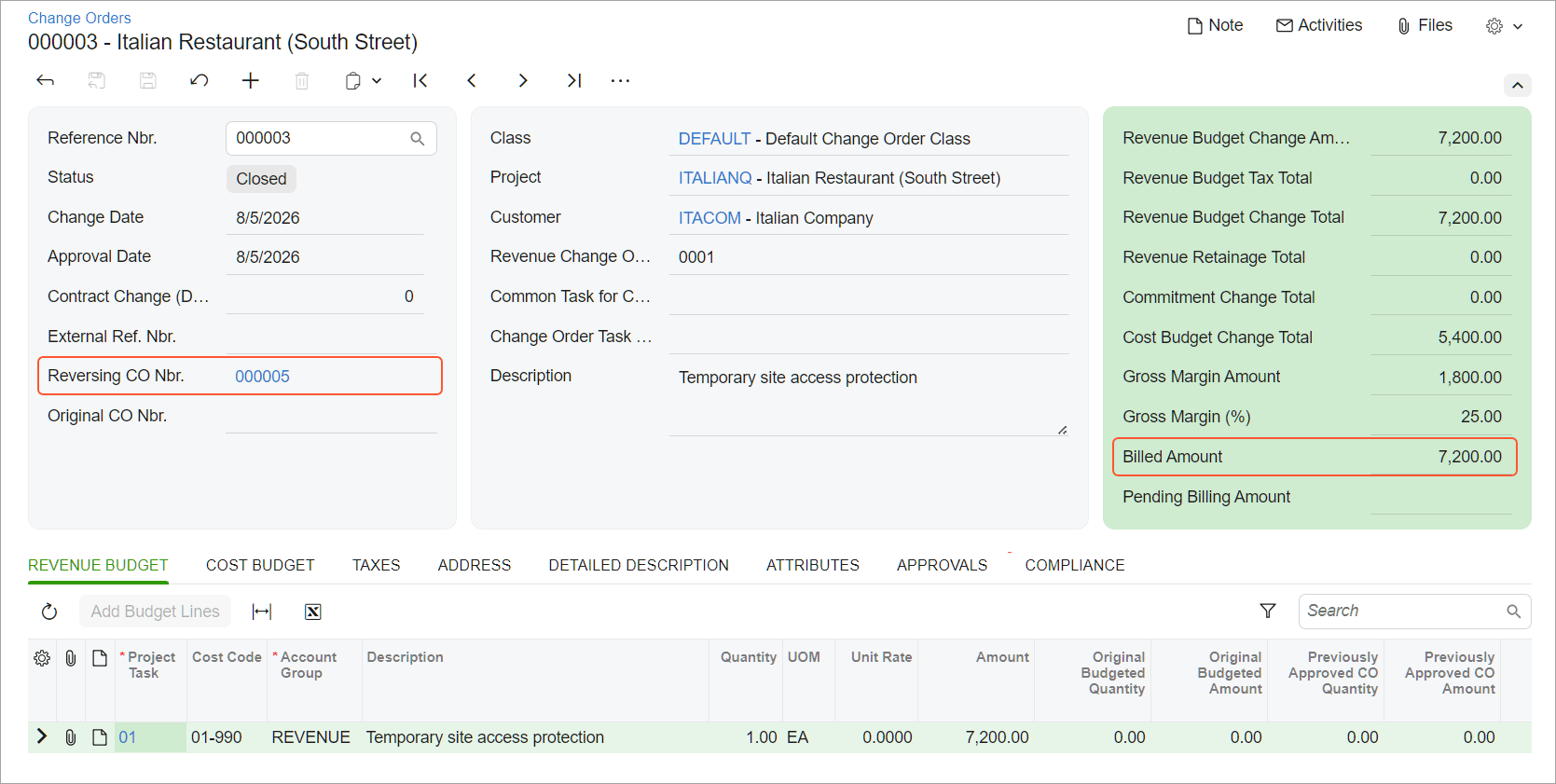 Manage Change Requests and Change Orders with More Precision