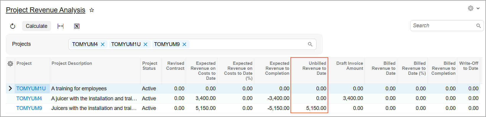 Analyze Revenue Across More Project Billing Types