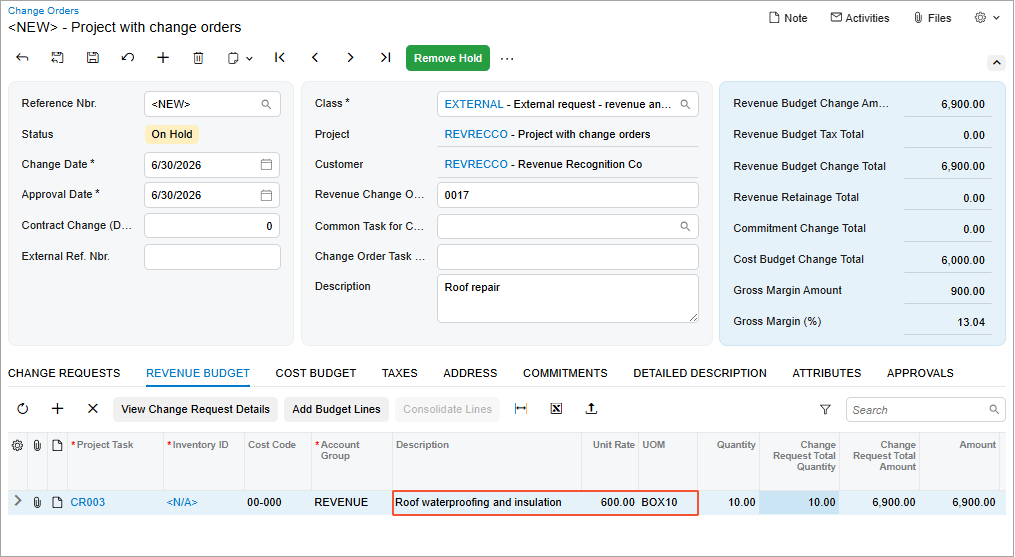 Stop Retyping Budget Line Details 
