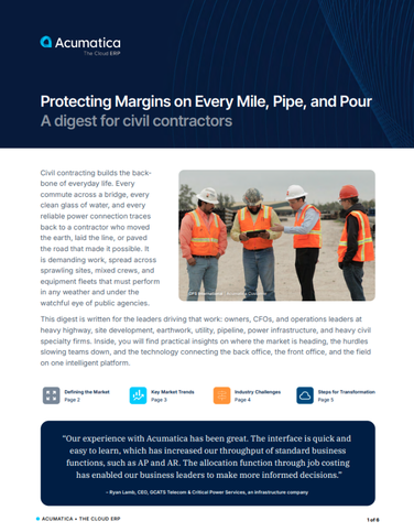 Protecting Margins on Every Mile, Pipe, and Pour