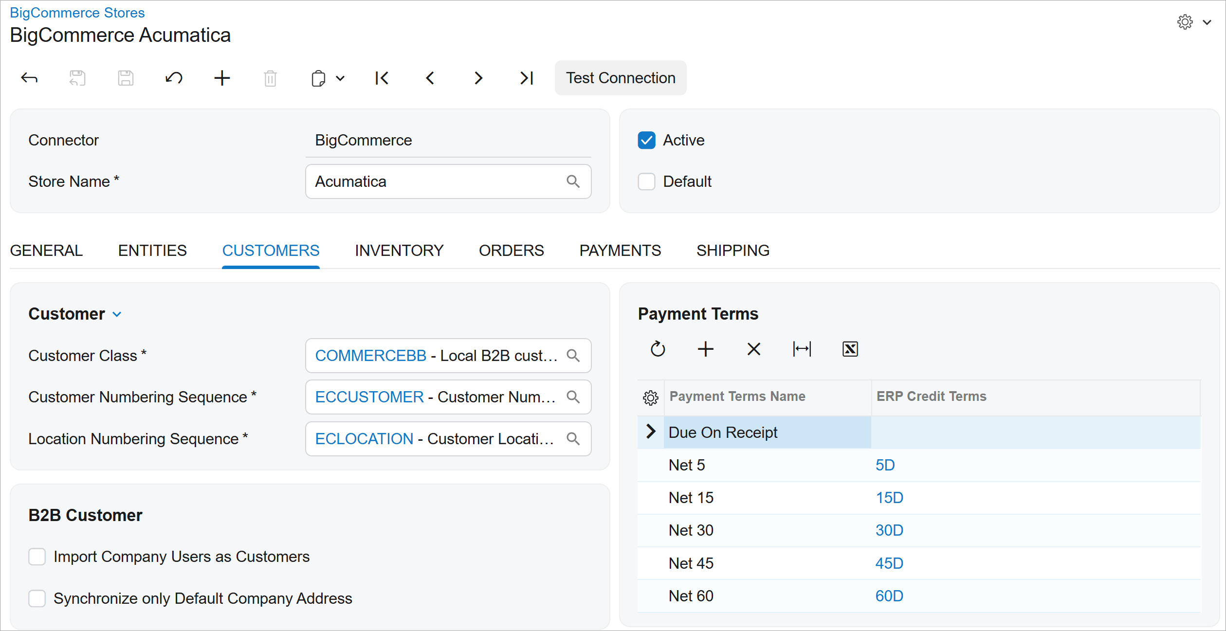 BigCommerce B2B Connector for Acumatica Cloud ERP
