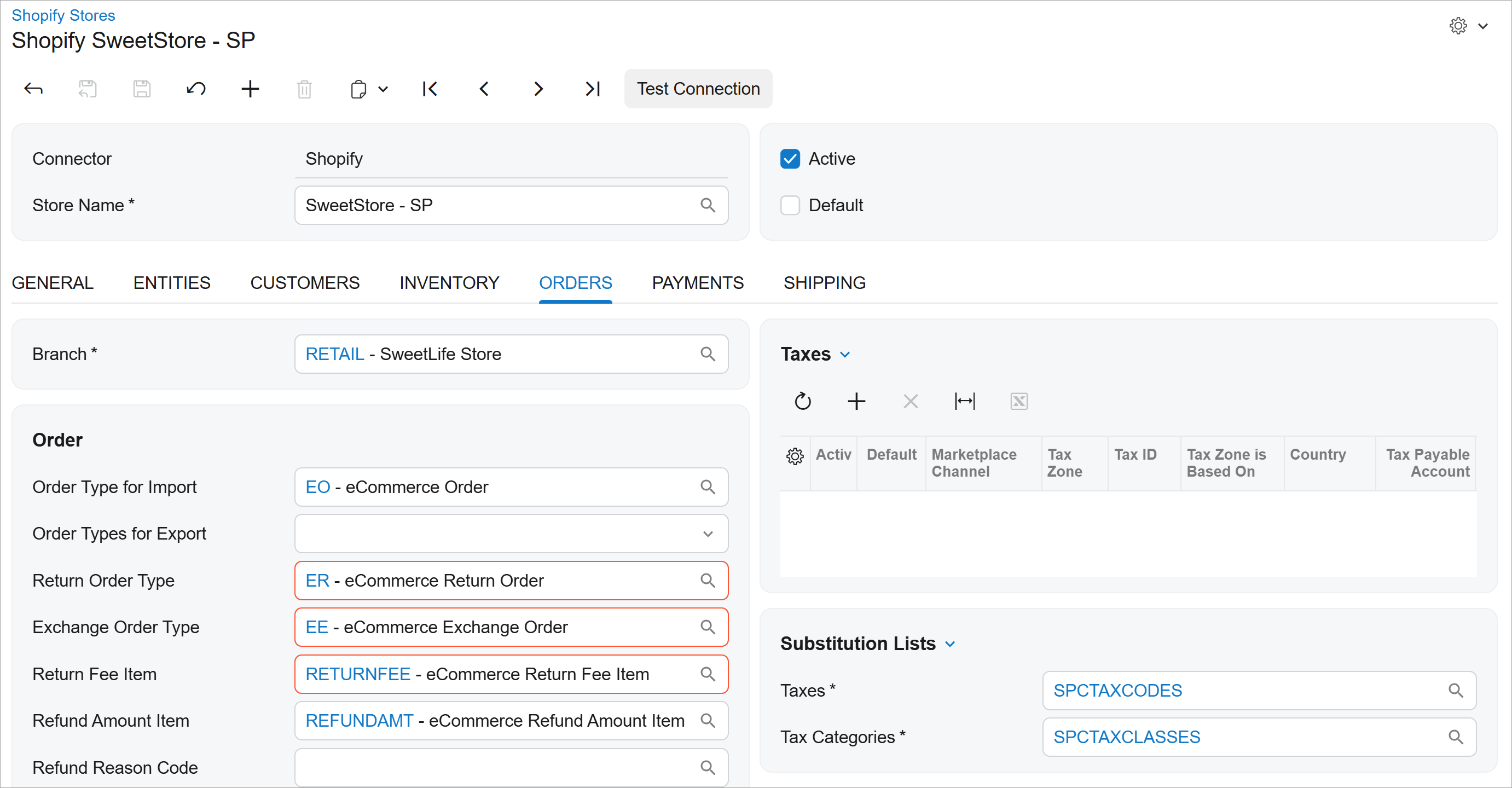 Shopify Returns and Exchanges for Acumatica Cloud ERP