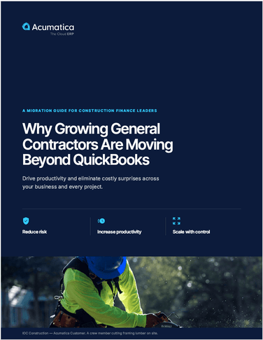 Why Growing General Contractors Are Moving Beyond QuickBooks